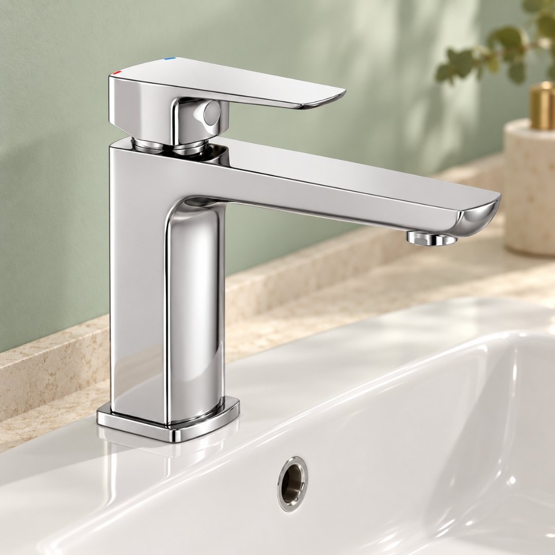 Jaquar JQ-KUP-CHR-35011BPM, single lever basin mixer